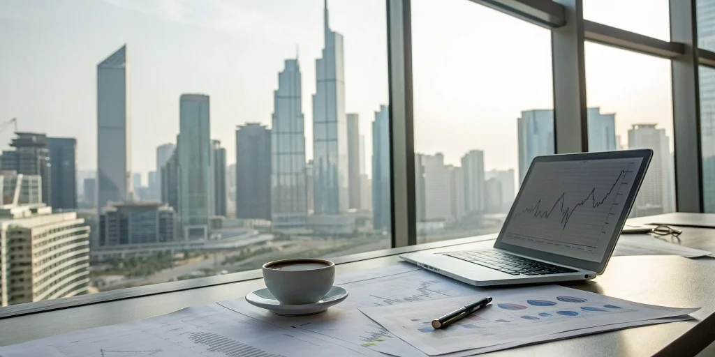 Laptop with charts comparing BRRRR cash-out refinance lenders.