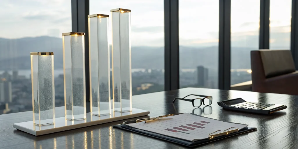 A comparison chart of the top 5 DSCR lenders on an investor's desk.