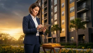 Real estate investor reviewing a DSCR loan closing timeline
