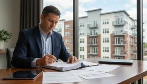 Real estate investor reviewing DSCR loan prepayment terms